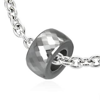 Pendentif homme tungst�ne tube facett�