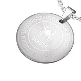 Pendentif m�daillon astrologique Cancer