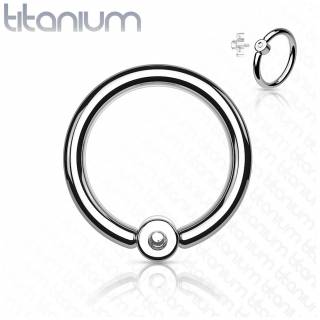 Piercing anneau CBR en titane � embout personnalisable