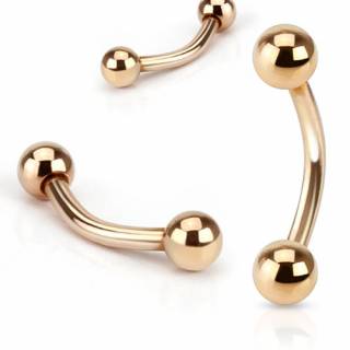 Piercing arcade cuivr� avec boules