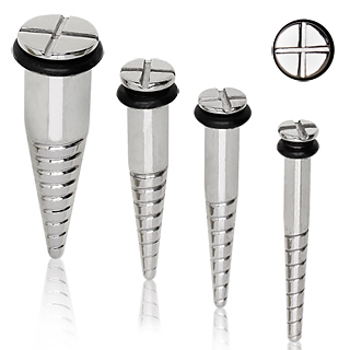 Piercing �carteur taper style vis cruciforme