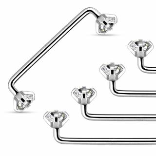 Piercing industriel / surface en acier � griffes serties