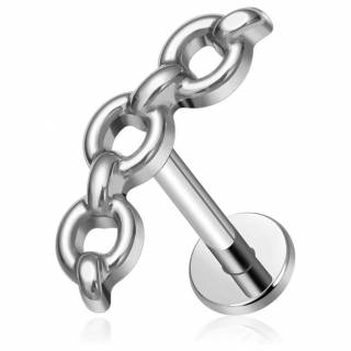 Piercing maillons rigides en Titane pour l�vre et oreille (� filetage interne)