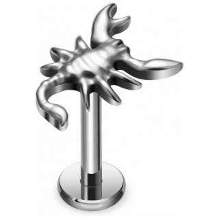 Piercing scorpion en Titane � filetage interne (l�vre et oreille)