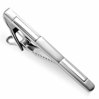 Pince � cravate en acier � segments polis et bross�s