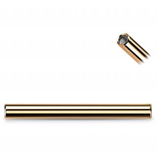 Tige de remplacement piercing barbell en acier Cuivr� � Filetage Interne