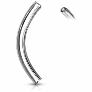 Tige de remplacement piercing courb�e en acier � Filetage Interne