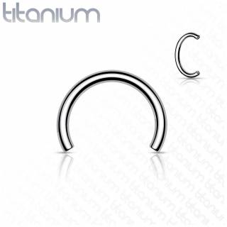 Tige fer � cheval en titane pour embouts push-in