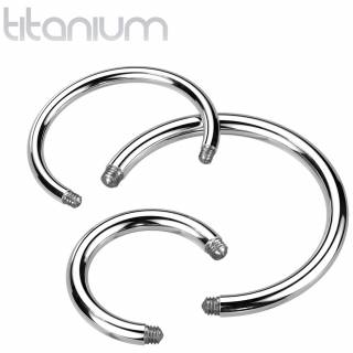 Tige piercing fer � cheval de rechange en Titane grade 23